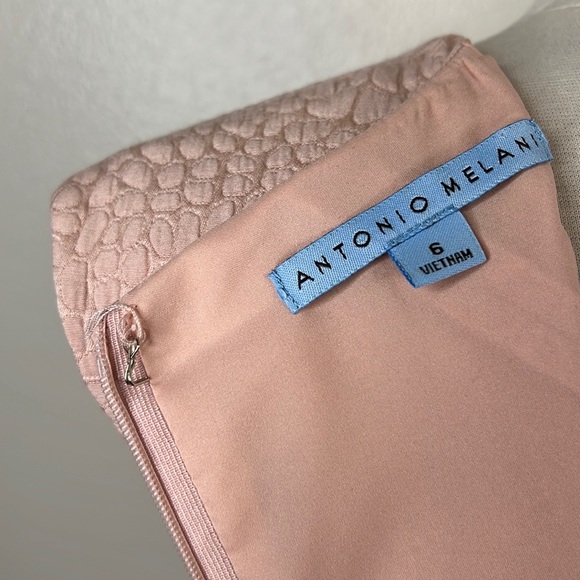 Antonio Melani Pastel Pink Cap Sleeve MIDI Dress - Picture 6 of 10